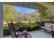 Peaceful front porch view overlooking the neighborhood at 6715 Berkley Rd, Cumming, GA 30040