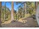The backyard is spacious and offers a secluded natural landscape at 1723 Capistrana Pl, Decatur, GA 30032
