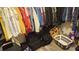 Spacious walk-in closet with ample hanging and storage space at 2562 Pendergrass Ct, Ellenwood, GA 30294