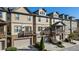 Exterior view of attractive townhomes, highlighting balconies and individual garages at 678 Emeril Dr, Avondale Estates, GA 30002