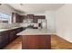 Kitchen with island, stainless appliances, and plenty of cabinet space at 678 Emeril Dr, Avondale Estates, GA 30002