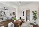 Bright home office with wood desk, neutral color scheme, and modern decor at 60 Newcastle Sw St, Atlanta, GA 30314