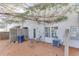 Private backyard with wooden fence, patio area, and an air conditioning unit at 510 Jefferson Chase St, Atlanta, GA 30354