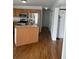 A kitchen featuring stainless steel appliances, center island and neutral countertops and cabinetry at 333 Pickfair Sw Way, Atlanta, GA 30315