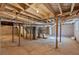 Unfinished basement area with exposed utilities at 2142 Cloverdale Se Dr, Atlanta, GA 30316