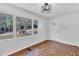 Bright dining area with hardwood floors and a view of the street at 2142 Cloverdale Se Dr, Atlanta, GA 30316