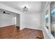 Dining room with hardwood floors and large windows offering natural light at 2142 Cloverdale Se Dr, Atlanta, GA 30316