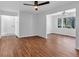 Spacious living area with hardwood floors, ceiling fan, and natural light at 2142 Cloverdale Se Dr, Atlanta, GA 30316