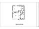 First floor plan showcasing a Gathering room, kitchen, garage, and bedroom at 1814 Butterfly Way, Marietta, GA 30066