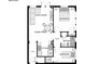 Detailed floor plan showcasing the layout of the main floor at 908 Juniper Ne St # 205, Atlanta, GA 30309