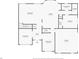 Detailed first floor plan showcasing the layout of the living room, kitchen, and Gathering room at 1120 Constitution Way, Cumming, GA 30040