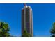 Stunning high-rise condo building featuring modern architecture and private balconies with city views at 750 Park Ne Ave # 8E, Atlanta, GA 30326