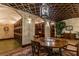 A unique wine cellar perfect for entertaining with rustic decor and space for wine storage at 750 Park Ne Ave # 8E, Atlanta, GA 30326