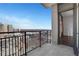 Spacious balcony offering stunning city views at 565 Peachtree Ne St # 1509, Atlanta, GA 30308