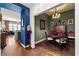 Formal dining room with hardwood floors and antique furniture at 565 Peachtree Ne St # 1509, Atlanta, GA 30308