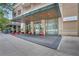 Welcoming building entrance with covered area at 565 Peachtree Ne St # 1509, Atlanta, GA 30308
