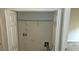 White laundry closet with washer and dryer hookups at 420 Berckman Nw Dr, Lilburn, GA 30047