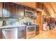 Modern kitchen with granite countertops and stainless steel appliances at 58 Wesley Chapel Ln, Villa Rica, GA 30180