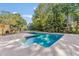 Large rectangular pool with spa and adjacent patio at 1320 Bridgewater Walk, Snellville, GA 30078