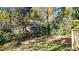 Large, fenced in backyard with mature trees offering privacy and shade at 4511 Balmoral Nw Rd, Kennesaw, GA 30144