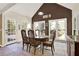 Cozy dining area with views of the back yard at 4511 Balmoral Nw Rd, Kennesaw, GA 30144