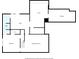 Basement floorplan featuring a recreation room, bathroom, bedroom, and storage area at 4511 Balmoral Nw Rd, Kennesaw, GA 30144