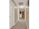 Hallway with carpet flooring, neutral walls, and an access panel in the ceiling at 4511 Balmoral Nw Rd, Kennesaw, GA 30144