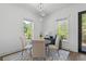 Dining area featuring natural lighting with views of the outdoors at 161 Brush Creek Ct, Stockbridge, GA 30281