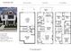 Detailed floor plan showcasing the layout of a spacious townhome, including multiple bedrooms and a two-car garage at 161 Brush Creek Ct, Stockbridge, GA 30281