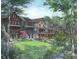 Townhome exterior displaying green lawn and various color schemes at 1995 Catnap Ct, Chamblee, GA 30341
