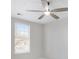 Bedroom ceiling fan plus large window overlooking outside at 508 Sutters Mill Rd, Stone Mountain, GA 30087