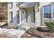 Close up of front door and landscaped front yard at 508 Sutters Mill Rd, Stone Mountain, GA 30087