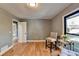 Spacious bedroom with hardwood floors, a large closet, and neutral walls at 1900 Mornington Ln, Snellville, GA 30078