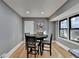 Bright dining area with hardwood floors and a charming round table at 1900 Mornington Ln, Snellville, GA 30078