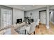 White brick fireplace with a stylish mantel in a cozy sitting area at 1900 Mornington Ln, Snellville, GA 30078