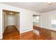 Hardwood floor hallway with access to other rooms at 3762 Elkridge Dr, Decatur, GA 30032