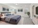 Spacious bedroom with large windows and plush carpeting at 4745 Marjorie Dr, Cumming, GA 30041