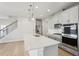 Contemporary kitchen featuring stainless steel appliances and an island at 4745 Marjorie Dr, Cumming, GA 30041
