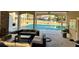 Relaxing pool area with covered patio and seating at 1151 Gulfport Run, Grayson, GA 30017