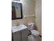 Basement bathroom with updated vanity and toilet at 4681 Mercer Rd, Stone Mountain, GA 30083