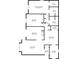 Home floor plan layout including bedrooms, bathrooms, living area and kitchen at 6851 Roswell Rd # I18, Sandy Springs, GA 30328