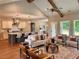 Spacious living area open to the kitchen, with vaulted ceilings and natural light at 101 Red Oak Ln, Carrollton, GA 30116