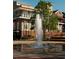 Water fountain feature in the community courtyard at 3157 Moor View Rd # 34, Duluth, GA 30096