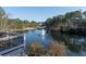 Scenic lake view with fountain from the deck of home at 6191 Talmadge Run, Acworth, GA 30101