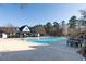 Community pool with ample seating and a covered picnic area, perfect for relaxing at 6191 Talmadge Run, Acworth, GA 30101