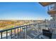 Enjoy city views from this condo balcony with seating and skyline vistas at 361 17Th Nw St # 2208, Atlanta, GA 30363