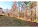 Expansive backyard with lush greenery and mature trees, offering privacy and natural beauty at 1560 Tapestry Rdg, Lawrenceville, GA 30045