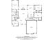 Main floor plan showing bedrooms, living room, kitchen, garage, and dining area at 1560 Tapestry Rdg, Lawrenceville, GA 30045