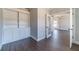 Bright office with built-in shelving and hardwood floors at 1422 Alcovy Station Rd, Covington, GA 30014