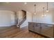 Kitchen island with granite countertop at 1452 Alcovy Station Rd, Covington, GA 30014